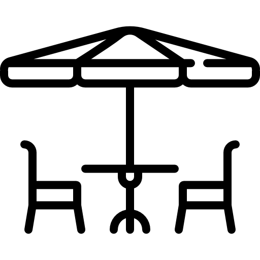 Outdoor Seating with Pergola